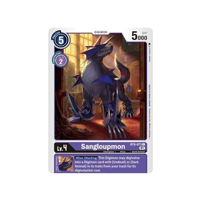 Sangloupmon (Common) – BT09 X Record | Carta DIGIMON en México