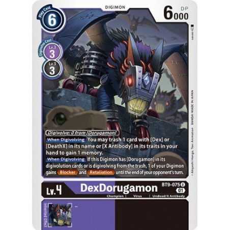 DexDorugamon (Uncommon) – BT09 X Record | Carta DIGIMON en México