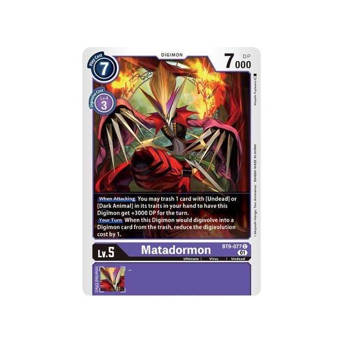 Matadormon (Common) – BT09 X Record | Carta DIGIMON en México