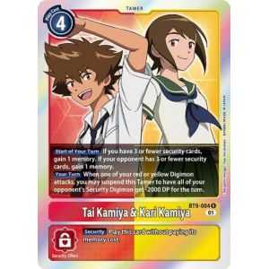 Tai Kamiya & Kari Kamiya (Rare) – BT09 X Record | Carta DIGIMON en México