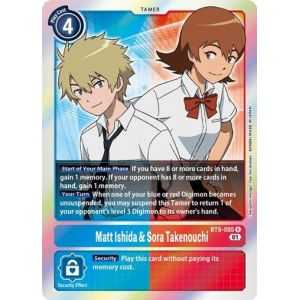 Matt Ishida & Sora Takenouchi (Rare) – BT09 X Record | Carta DIGIMON en México
