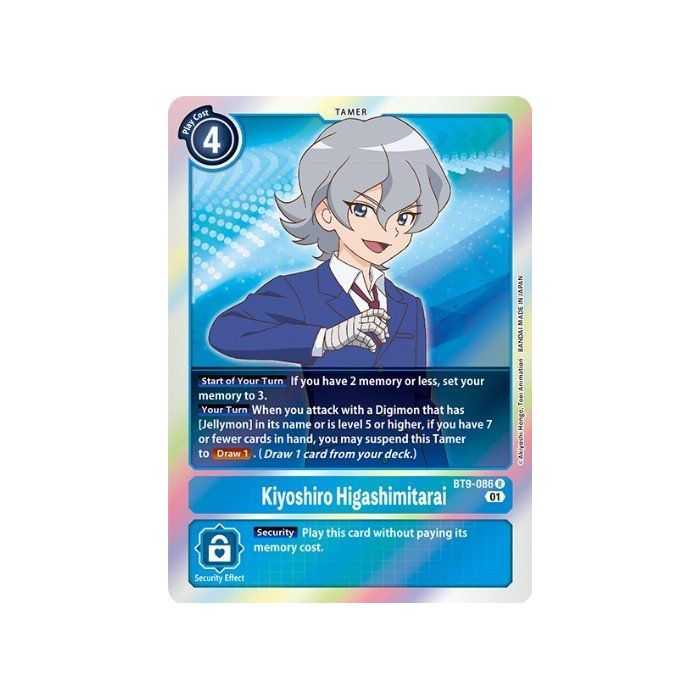 Kiyoshiro Higashimitarai (Rare) – BT09 X Record | Carta DIGIMON en México