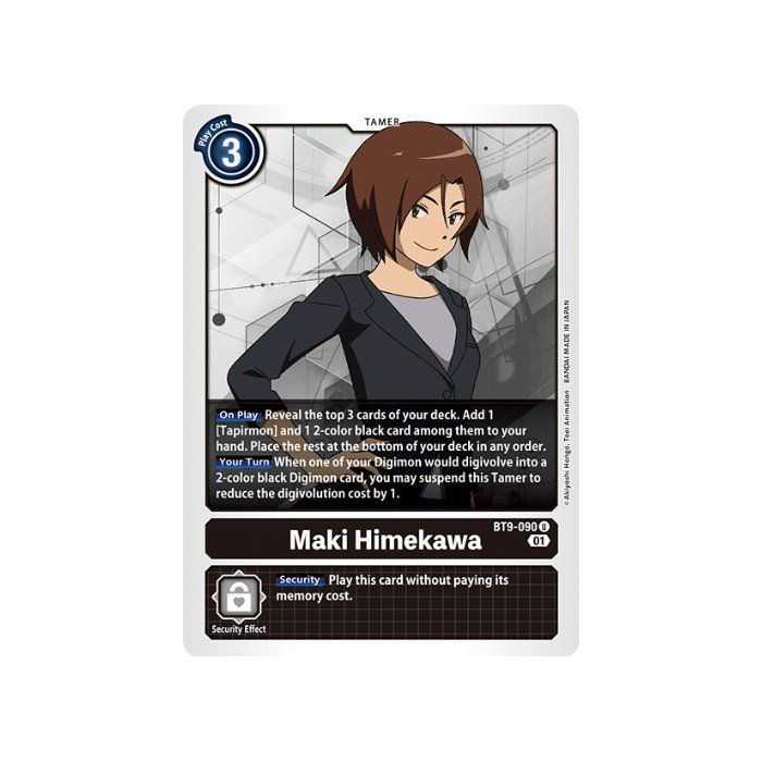 Maki Himekawa (Uncommon) – BT09 X Record | Carta DIGIMON en México