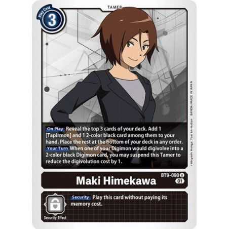 Maki Himekawa (Uncommon) – BT09 X Record | Carta DIGIMON en México