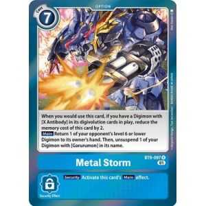 Metal Storm (Rare) – BT09 X Record | Carta DIGIMON en México