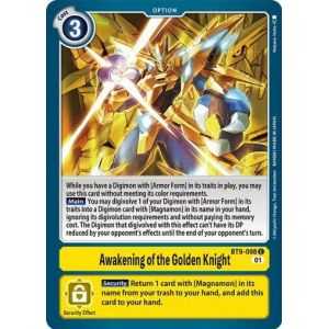 Awakening of the Golden Knight (Common) – BT09 X Record | Carta DIGIMON en México