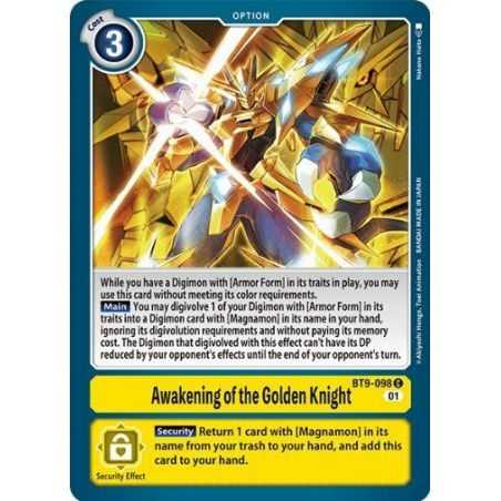 Awakening of the Golden Knight (Common) – BT09 X Record | Carta DIGIMON en México