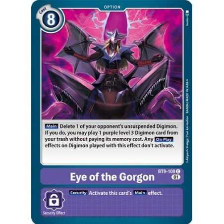 Eye of the Gorgon (Common) – BT09 X Record | Carta DIGIMON en México