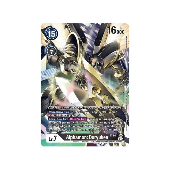 Alphamon: Ouryuken (Secret Rare) – BT09 X Record | Carta DIGIMON en México
