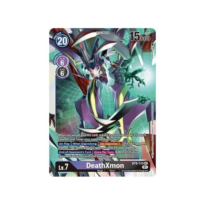 DeathXmon (Secret Rare) – BT09 X Record | Carta DIGIMON en México