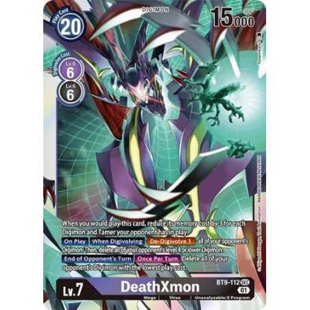 DeathXmon (Secret Rare) – BT09 X Record | Carta DIGIMON en México