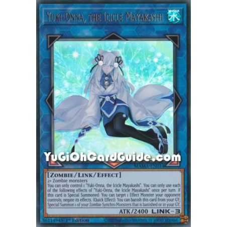Yuki-Onna, the Icicle Mayakashi (Ultra Rare) – Magnificent Mavens | Carta YUGIOH en México