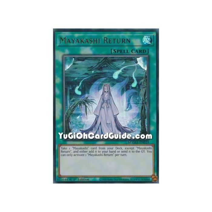 Mayakashi Return (Ultra Rare) – Magnificent Mavens | Carta YUGIOH en México
