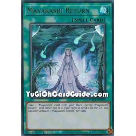 Mayakashi Return (Ultra Rare) – Magnificent Mavens | Carta YUGIOH en México