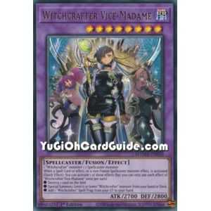 Witchcrafter Vice-Madame (Ultra Rare) – Magnificent Mavens | Carta YUGIOH en México