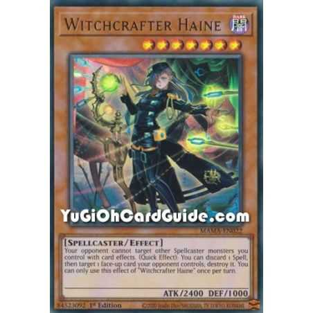 Witchcrafter Haine (Ultra Rare) – Magnificent Mavens | Carta YUGIOH en México