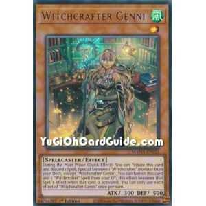Witchcrafter Genni (Ultra Rare) – Magnificent Mavens | Carta YUGIOH en México