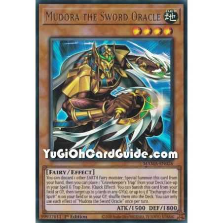 Mudora the Sword Oracle (Ultra Rare) – Magnificent Mavens | Carta YUGIOH en México
