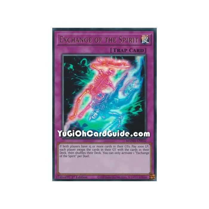 Exchange of the Spirit (Ultra Rare) – Magnificent Mavens | Carta YUGIOH en México