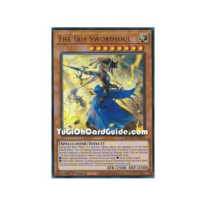 The Iris Swordsoul (Ultra Rare) – Magnificent Mavens | Carta YUGIOH en México
