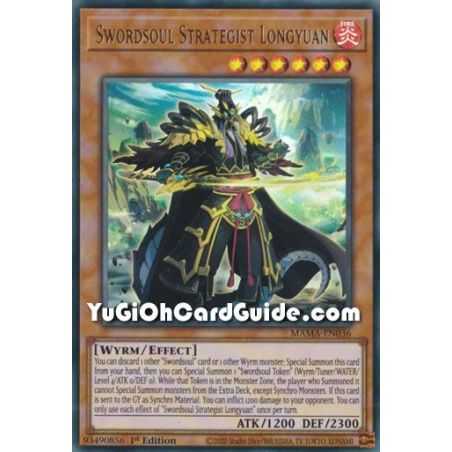 Swordsoul Strategist Longyuan (Ultra Rare) – Magnificent Mavens | Carta YUGIOH en México