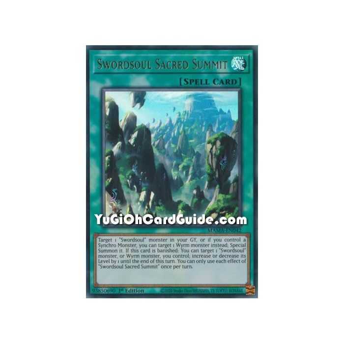 Swordsoul Sacred Summit (Ultra Rare) – Magnificent Mavens | Carta YUGIOH en México