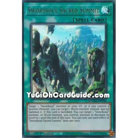 Swordsoul Sacred Summit (Ultra Rare) – Magnificent Mavens | Carta YUGIOH en México