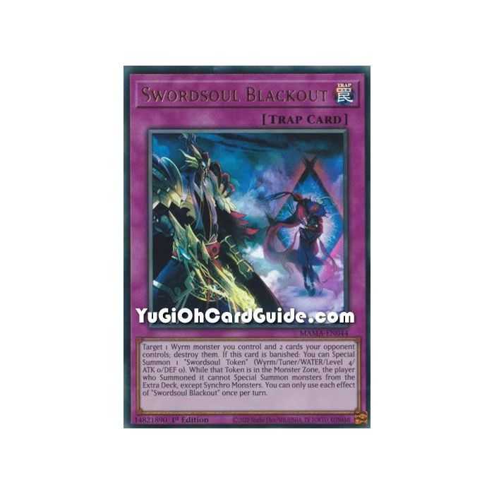 Swordsoul Blackout (Ultra Rare) – Magnificent Mavens | Carta YUGIOH en México