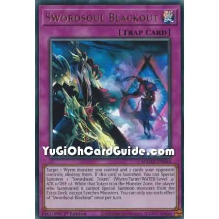Swordsoul Blackout (Ultra Rare) – Magnificent Mavens | Carta YUGIOH en México