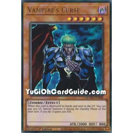 Vampire's Curse (Ultra Rare) – Magnificent Mavens | Carta YUGIOH en México