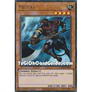 Mezuki (Ultra Rare) – Magnificent Mavens | Carta YUGIOH en México