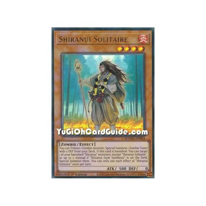 Shiranui Solitaire (Ultra Rare) – Magnificent Mavens | Carta YUGIOH en México