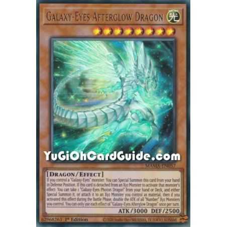 Galaxy-Eyes Afterglow Dragon (Ultra Rare) – Magnificent Mavens | Carta YUGIOH en México