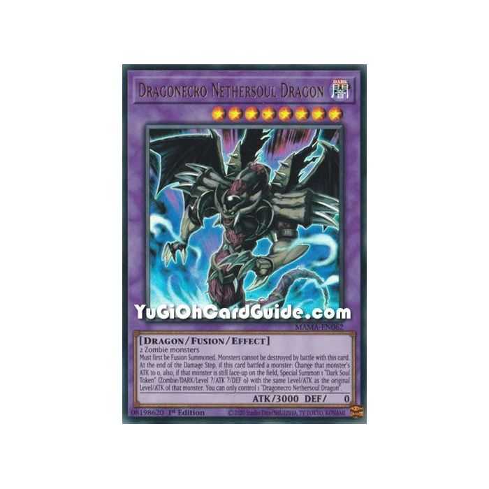 Dragonecro Nethersoul Dragon (Ultra Rare) – Magnificent Mavens | Carta YUGIOH en México
