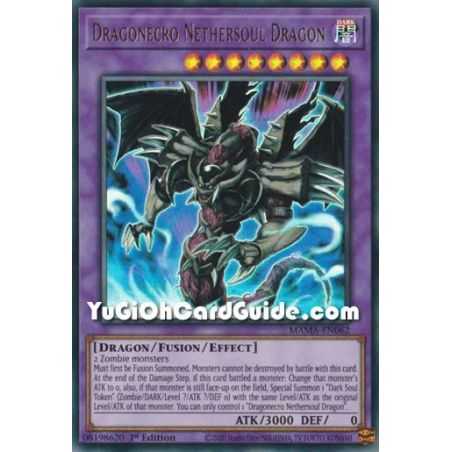 Dragonecro Nethersoul Dragon (Ultra Rare) – Magnificent Mavens | Carta YUGIOH en México