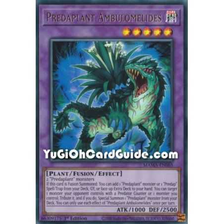 Predaplant Ambulomelides (Ultra Rare) – Magnificent Mavens | Carta YUGIOH en México