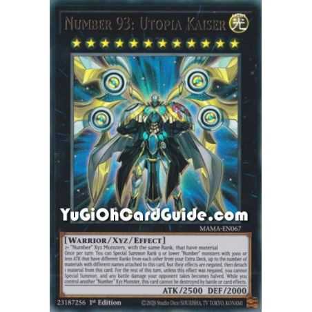 Number 93: Utopia Kaiser (Ultra Rare) – Magnificent Mavens | Carta YUGIOH en México