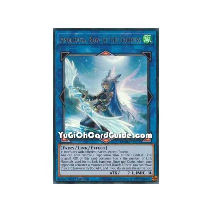 Apollousa, Bow of the Goddess (Ultra Rare) – Magnificent Mavens | Carta YUGIOH en México