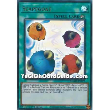 Scapegoat (Ultra Rare) – Magnificent Mavens | Carta YUGIOH en México