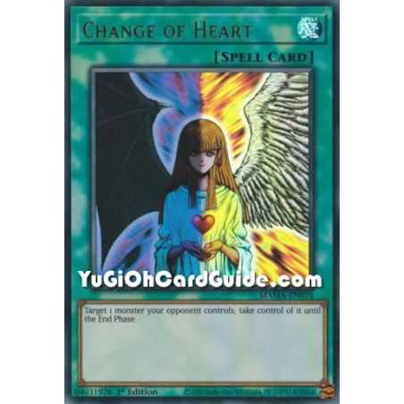 Change of Heart (Ultra Rare) – Magnificent Mavens | Carta YUGIOH en México