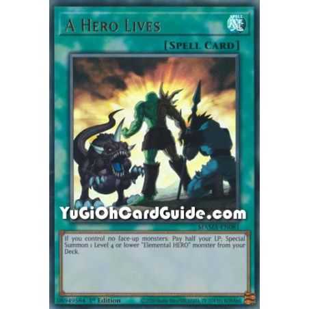 A Hero Lives (Ultra Rare) – Magnificent Mavens | Carta YUGIOH en México