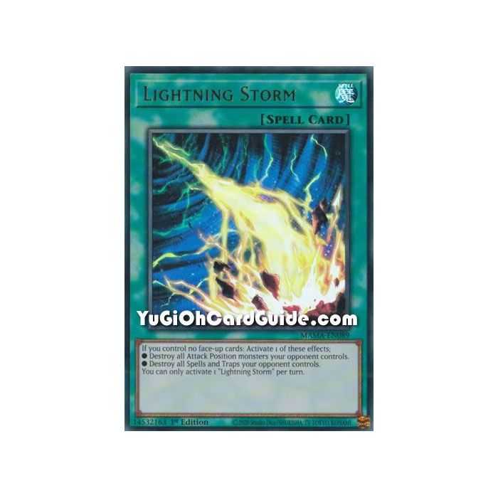 Lightning Storm (Ultra Rare) – Magnificent Mavens | Carta YUGIOH en México