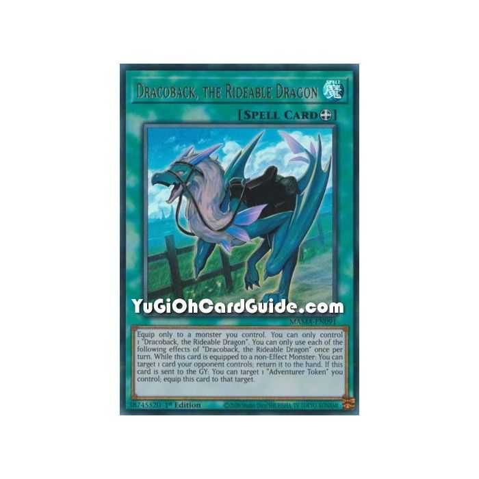 Dracoback, the Rideable Dragon (Ultra Rare) – Magnificent Mavens | Carta YUGIOH en México