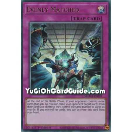 Evenly Matched (Ultra Rare) – Magnificent Mavens | Carta YUGIOH en México