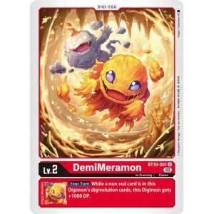 Demimeramon (Uncommon) – BT10 Xros Encounter | Carta DIGIMON en México