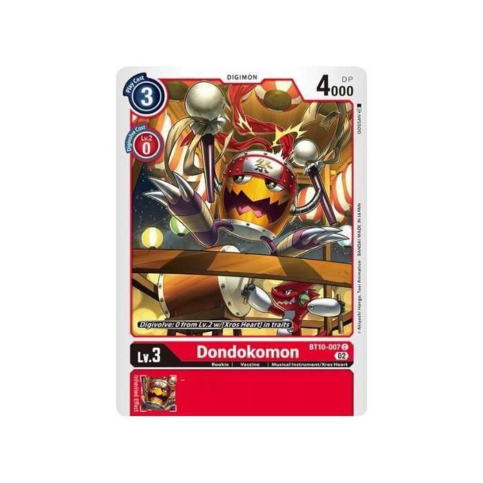 Dondokomon (Common) – BT10 Xros Encounter | Carta DIGIMON en México