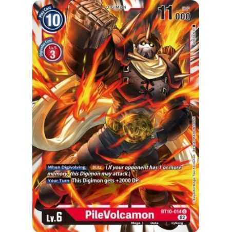 PileVolcamon (Uncommon) – BT10 Xros Encounter | Carta DIGIMON en México