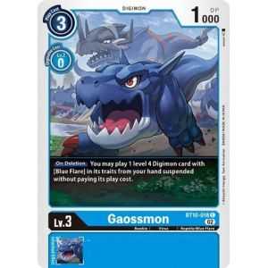 Gaossmon (Common) – BT10 Xros Encounter | Carta DIGIMON en México