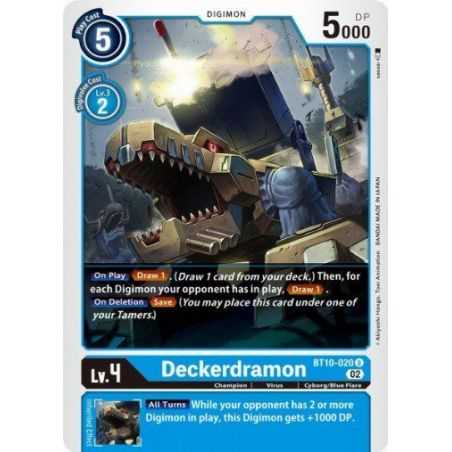 Deckerdramon (Uncommon) – BT10 Xros Encounter | Carta DIGIMON en México