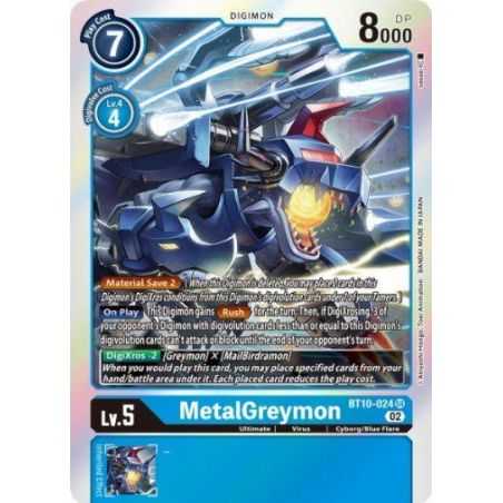 MetalGreymon (Super Rare) – BT10 Xros Encounter | Carta DIGIMON en México